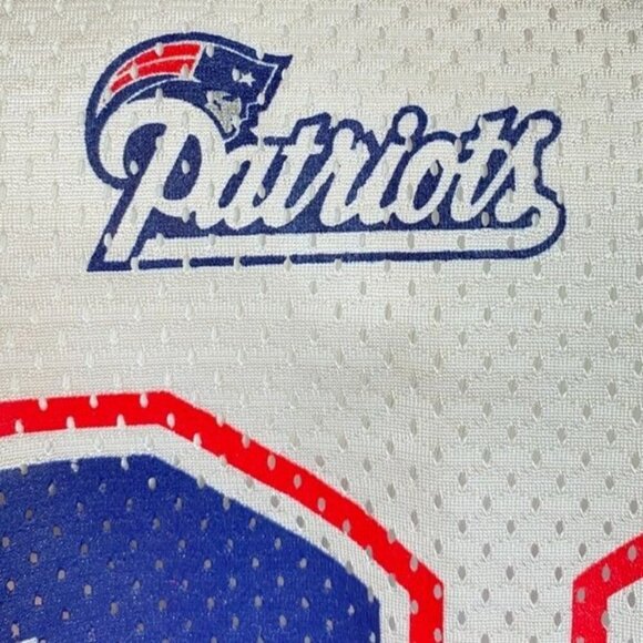 Vintage Reebok NFL New England Patriots Randy Moss #81 White Football Jersey XL - Picture 6 of 9